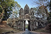 Angkor Thom - East gate the Victory Gate. 